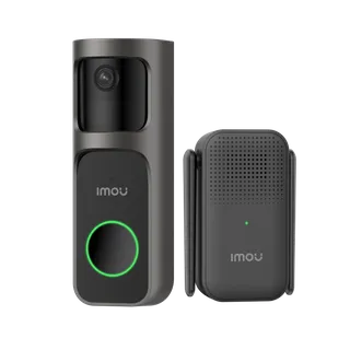 Imou Doorbell 2S Kit 3MP akutoitega Wi-Fi IP videouksekell • 2.0mm(125°) IR5m mSD USB-C