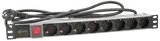 RALZ/F Toitejaotusmoodul, 8 pesa (tüüp F / Schuko) 230V, Pulsar (1/2)
