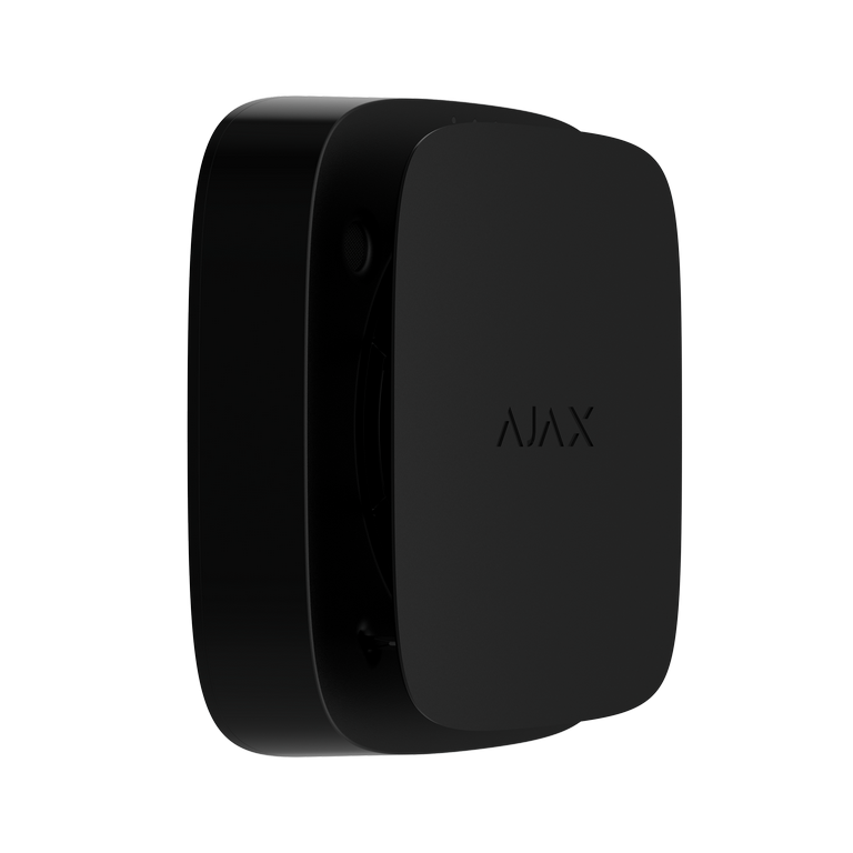 Ajax EN54 FireProtect (Heat/Sounder) temperatuuriandur sireeniga, must