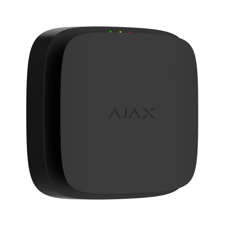 Ajax EN54 FireProtect (Smoke/Sounder) suitsuandur sireeniga, must