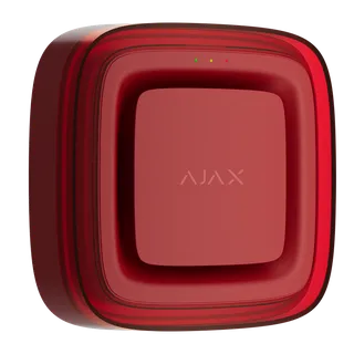 Ajax EN54 FireProtect (Sounder/VAD) juhtmevaba sireen vilkuriga, punane