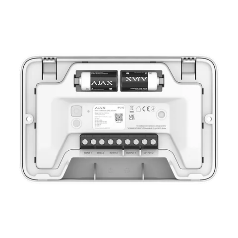 Ajax EN54 I/O Module (2X2) Jeweller juhtmevaba aadressitav sisend- ja väljundmoodul, valge