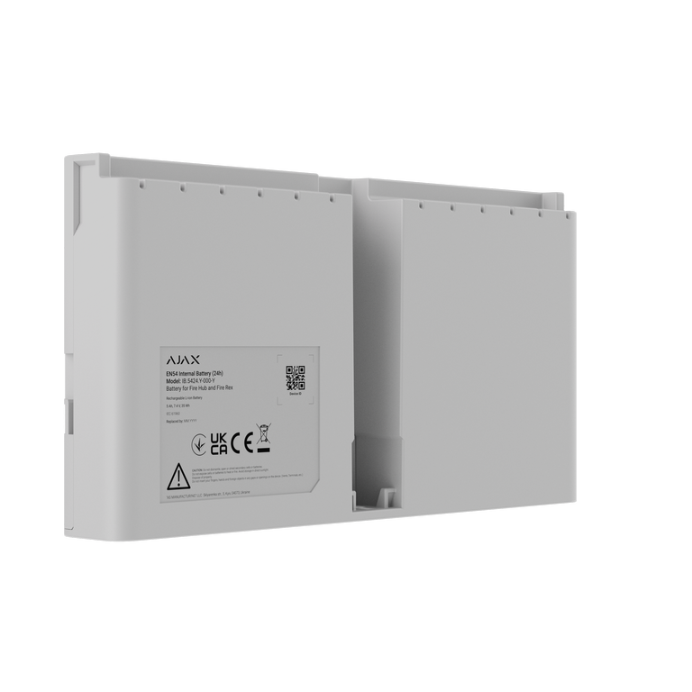 Ajax EN54 Internal Battery (24 h) valge