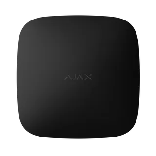AJAX Hub2 Plus must, keskseade, Ethernet, Wi-Fi ja 2x GSM