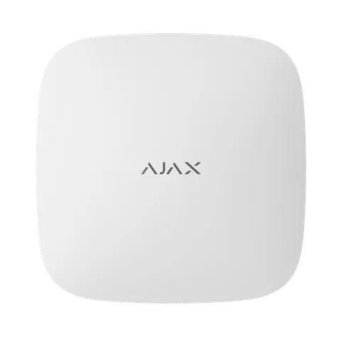 AJAX Hub2 (4G) valge, keskus, Ethernet ja 2x GSM