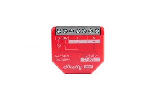 Shelly 1PM Gen4 – Nutikas lüliti voolutarbimise mõõtmisega