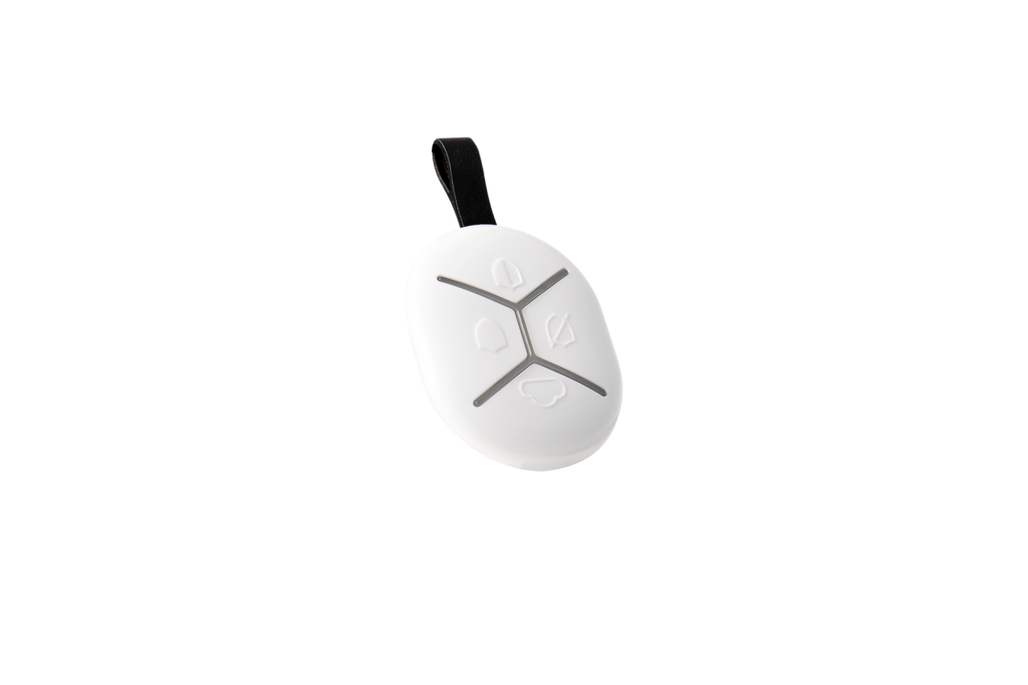 U-PROX KEYFOB B4 nelja nuppuga raadiopult, valge