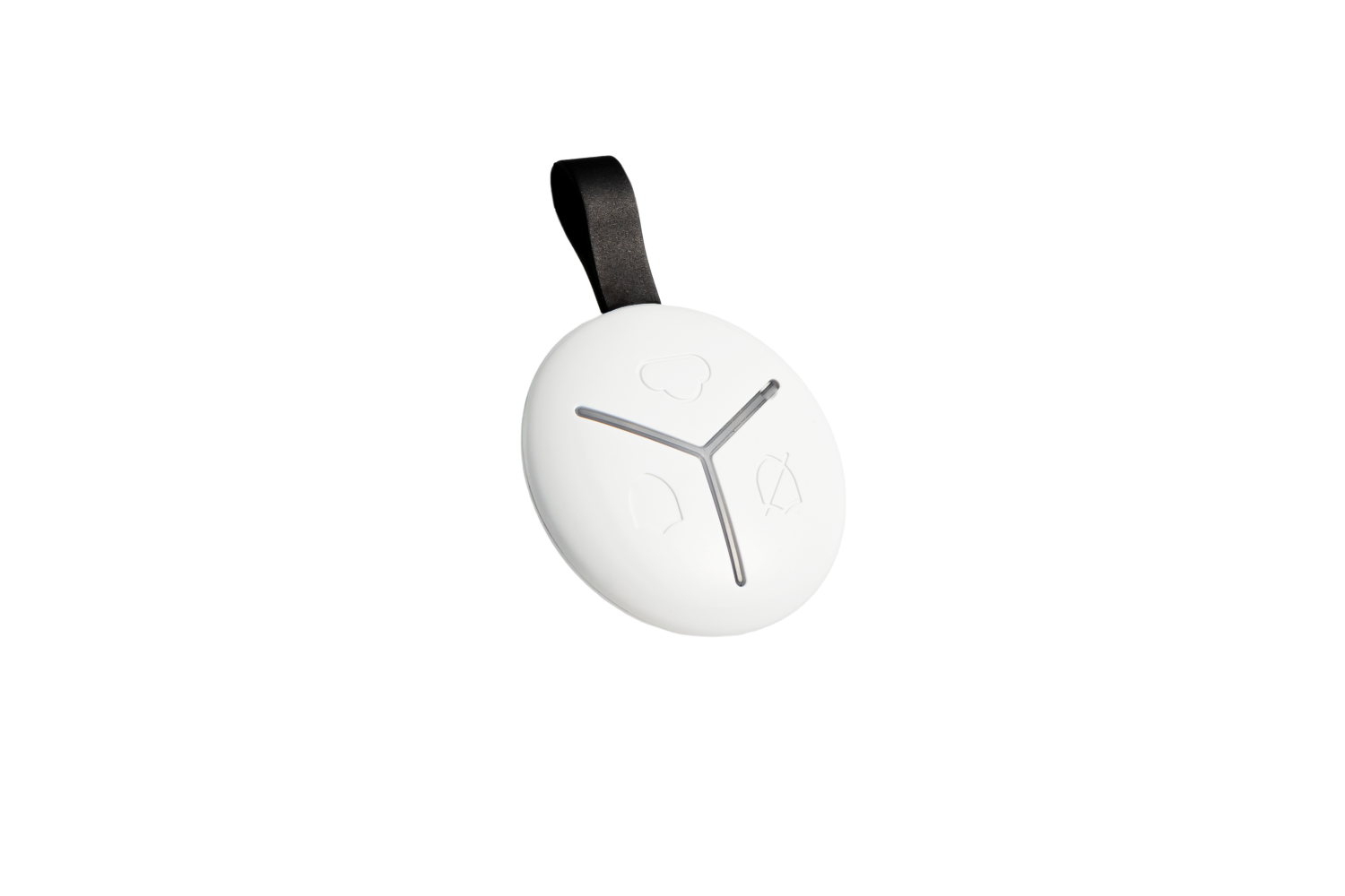 U-PROX KEYFOB kolme nuppuga raadiopult, valge