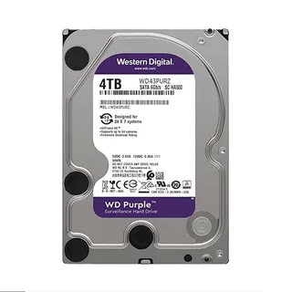Western Digital Purple 4TB kõvaketas videovalvesüsteemidele WD44PURZ