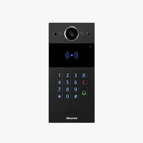 Akuvox R20K kortermaja fono kutsepaneel, must