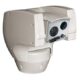 KAAMERAMAAILM.EE - ULISSE COMPACT THERMAL 24Vac on beeži kuppelkujuline valvekaamera, millel on ristkülikukujuline esipaneel, millel on kaks objektiiviava, metallist komponendid ja ühilduvus 24Vac vooluga.
