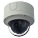 KAAMERAMAAILM.EE - Valge, kuplikujuline OpteraT IMM Camera 270° omab läbipaistvat ümarat katet, mis paljastab sisemised läätsed. Esiküljel on PELCO logo, mis rõhutab selle täiustatud 270° kaamera võimalusi.