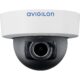 KAAMERAMAAILM.EE - 2MP Mini Dome siseruumide IR-turvakaamera lähivaates on valge korpus, sinine AVIGILONi kaubamärk ja keskne objektiiv mustas kuppelkorpuses, mis on mõeldud tõhusaks siseruumide IR-valveks.