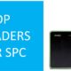 KAAMERAMAAILM.EE - Graafika näitab sinisel ja rohelisel taustal "KIT OSDP READERS FOR SPC", millel on SPCP433 + VR10S-MF + SPC OSDP-seadmed ja avatud metallist juhtpaneel koos elektroonikaga.