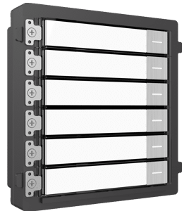 Hikvision moodul IP fonosüsteem 6 kutsenuppu, roostevaba