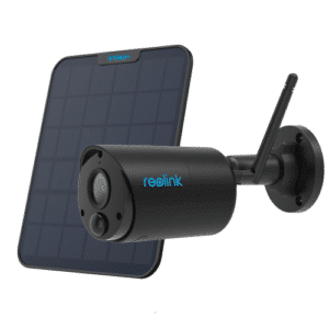 Valvekaamera Reolink Argus Eco (Must) juhtmevaba WiFi-ga ja akuga + Päikesepaneel