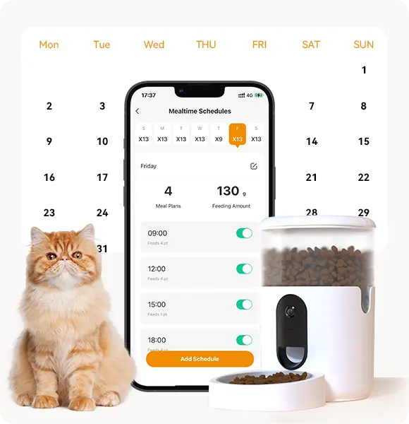 Smart Pet Feeder PF1 lemmiklooma söötur - toidudosaator - Image 2