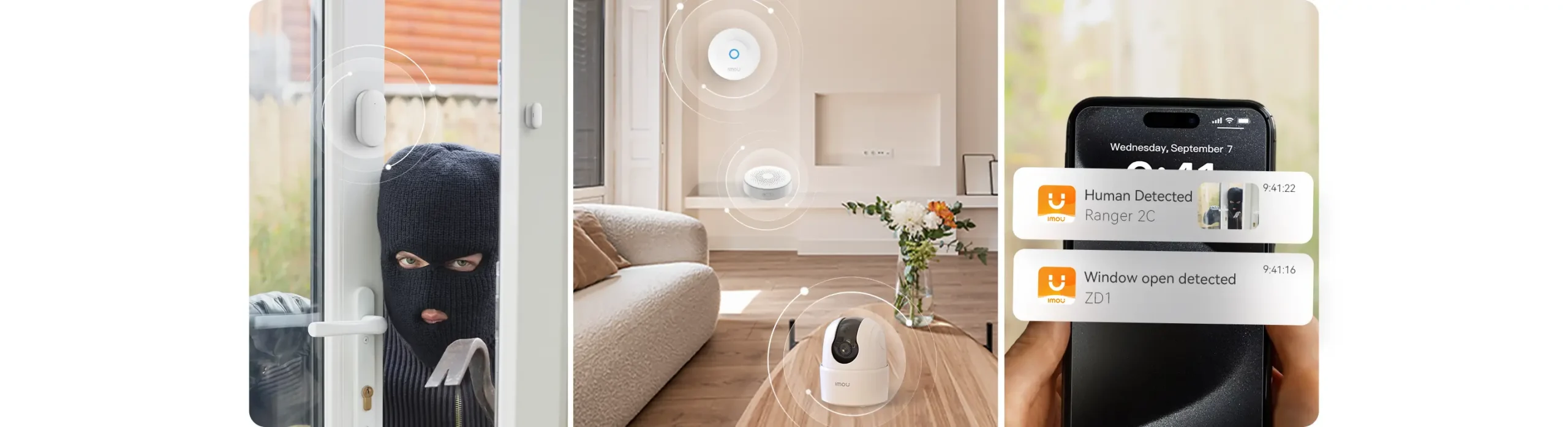 IMOU Home Alarm Kit juhtmevaba valvekomplekt 3 IMOU Home Alarm Kit juhtmevaba valvekomplekt - Image 3